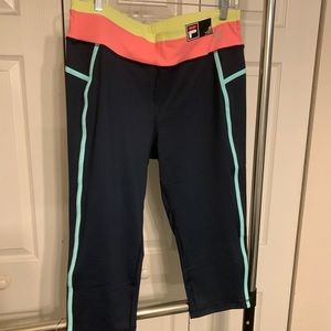 Fila Capri Navy Leggings